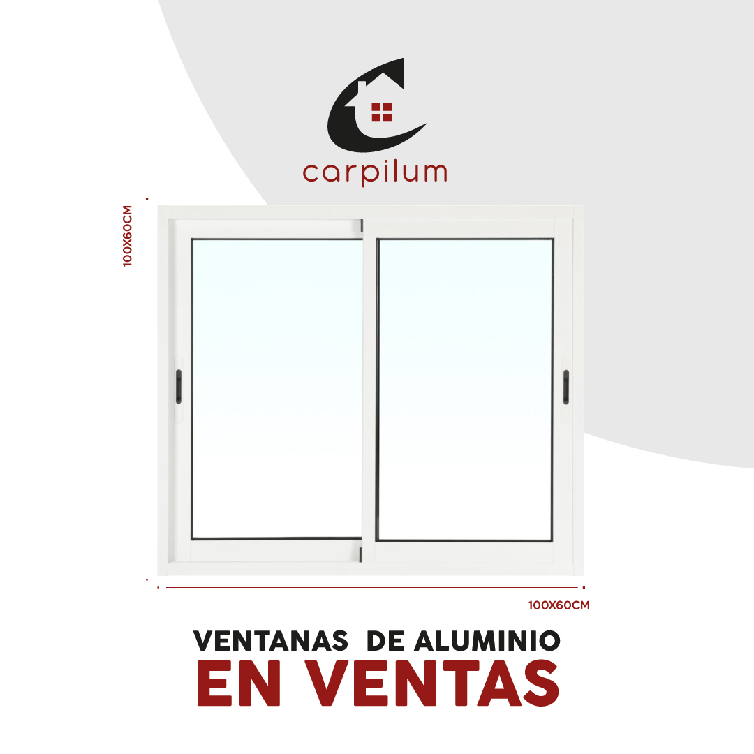 Ventanas de aluminio 100×60