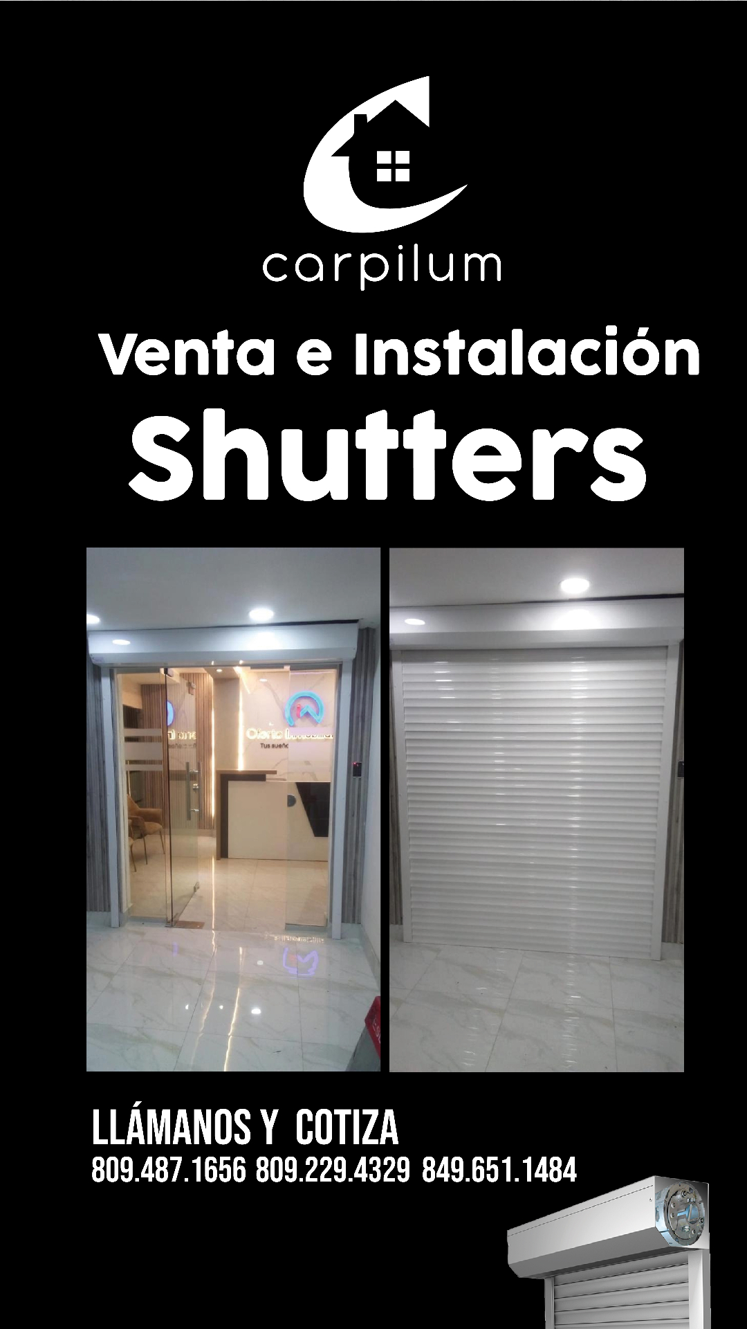 Venta e Instalación de Shutters