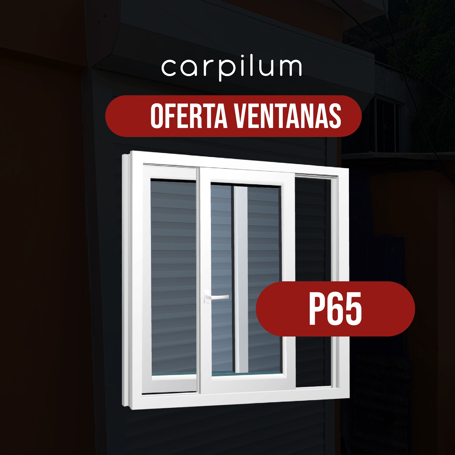 Oferta ventanas P65 en PVC