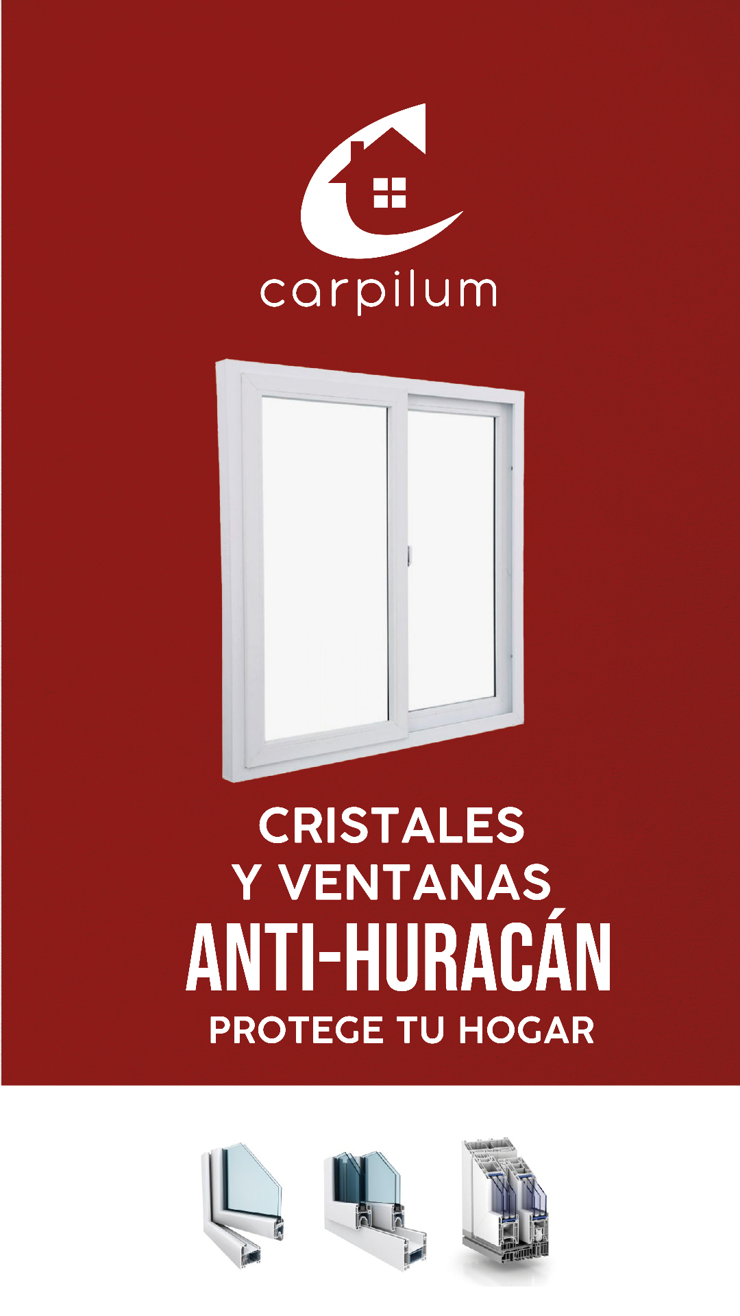 Cristales y Ventanas Anti-Huracán
