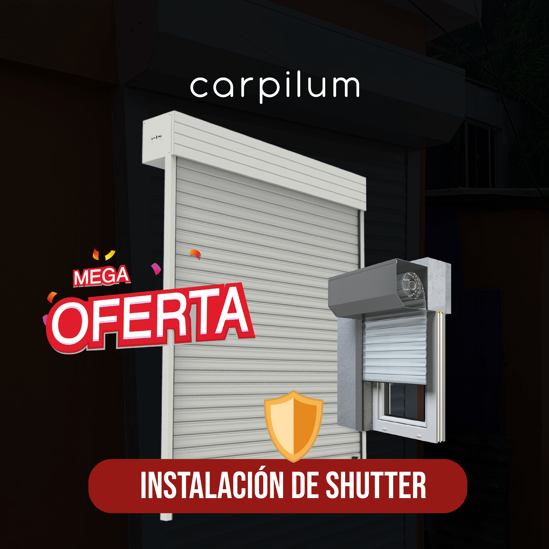 Instalación de shutter — Oferta especial